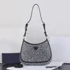 Diamonds Nylon Designers Sacs Femme Diamants Sacs à main Hobo Designer Sac à bandoulière Pour Femmes Amylubbb Toile Pure Soot de luxe Lady Messenger