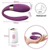 Par Vibrator för Clitoral G-Spot Stimulation Kraftfull 7 Vibration Trådlös fjärrkontroll Vuxen Sexleksaker Kvinnor Vagina Anal Q0320