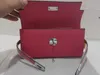 RealFine888 3A Quality Kerry Classic Wallet Epsom Calfskin Leather Purse f￶r kvinnor med dammv￤ska Box2738