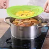 Kitchen Storage & Organization Silicone Lids Cookware Spill Stopper Anti-Overflow Plugging Pot Lid Accessories Pots Household U3