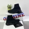 Mens sock Casual shoes Platform womens Sneakers cushion speed trainer 1 Triple Black White Classic with Lace jogging walking outd urshoeszone