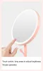 Miroir de maquillage LED rechargeable par USB avec base détachable Miroirs compacts réglables en 3 modes