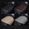 Capa de couro impermeável esteira universal frontal traseira traseira respirável carro van auto veículo assento coxim protetor