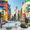 Japon Tokyo rue Po fonds d'écran cuisine japonaise Sushi Restaurant Papel De Parede décor industriel Mural papier peint 3D