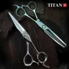 Tytan Oryginalny Profesjonalny Salon Nożyczarki Barber Cut Nożyczki przerzedzające 6.0inch ATS314 Stal nierdzewna
