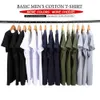 Grote korting 3 stuks / partij Plus Size Basic Tops Tees Mannen Zomer T-shirts Katoen Korte Merk Mannelijke T-shirt Solide Simple Clothes Man 210716