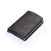 Men Fashion Business Travel Casekey Desinger Desinger cuero Slim RFID Suppil Billets4825279