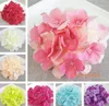 50PCS 15CM Artificial Hydrangea Decorative Silk Flower Head For DIY Wedding Wall Arch Background Scenery Decoration Accessory Props