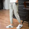 Cotone joggings nero grigio maschile harem pantaloni solidi fitness casual caviglia lunghezza femmina pantaloni inverno uomo streetwear vestiti x0723