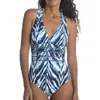 Swimsuit das mulheres um pedaço mergulhão no pescoço de banho de banho cruzado bodysuit feminino sexy beachwear banhos monokini