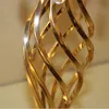 Decorazione del partito 10pcs) basamenti di fiore del centrotavola di cristallo dell'oro di cerimonia nuziale