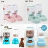 Distributeur d'eau pour animaux de compagnie Mangeoires automatiques pour chats et chiens Bol de nourriture Produits pour chats pour fontaine d'eau en plastique Fournitures pour animaux de compagnie 210320