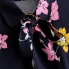 Estilo Boho Floral Impressão Verão Blusas Mulheres Casual Camisa de Praia de Manga Curta Surpreenda Colar Colar Laço Top Blusas 210508