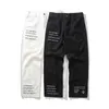 IEFB High Street джинсовые брюки мужские моды Harajuku письмо вышивка палочка ткань прямая трубка широкая нога джинсы 9Y5583 210524