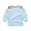 Crianças roupas camisetas Bebê verão tops polo camisas toddler manga curta tees moda clássico vestuário bebê