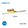 LuckyLed LED Ayna Işık 8 W 10 W Modern Duvar Lambası Yatak Odası AC85-265 V Banyo Lambası LED Duvar Işık Dekorasyon Kapalı Sconce 210724