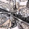 Дизайнерские аксессуары для шарфов Шарфы 2024 новый пояс Пейсли квадратный люксовый бренд 100% саржевый шелковый шарф женский бандана платок шаль шарфы для женщин