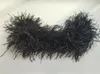 Real Strusi Feather Fur Rów ramion Szal Bride Wedding Party Akcesoria Handmade