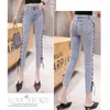 Women's Jeans Women's JUJULAND 2022 Women Plus Size Leggings High Waisted Workout Bandage Pocket Leggins Skinny Casual Female 6620