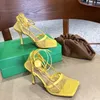 Sommar Sexig Net Mesh High Heel Sandals Design Runway Party Beach Sandal Chic T-Rem Lace Up Stiletto Kvinnor Skor