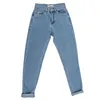 Luckinyoyo Jean Woman Mom Jeans Broek Boyfriend Jeans voor Vrouwen met Hoge Taille Push-up Groot Maat Dames Jeans Denim 5XL 210623