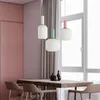 Modern Nordic Glass Pendant Lampor Fixtures för matsal Bar Restaurang Deco Hängande lampa Bedside Suspension Belysning