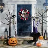 Dekoracyjne kwiaty wieńce Halloween wieńce w gospodarstwie domowym Duch Outdoor drzwi wejściowe wewnętrzne wystrój ściany na święto festiwalu/ścianę/w