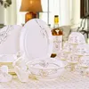 fancy plates set