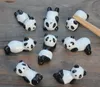 Bacchette di Panda in ceramica Supporto per stand Cucchiaio di porcellana Forchetta Coltello Riposo Rack Tavolo da ristorante Decorazione da scrivania