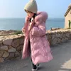 Nouveaux enfants chauds hiver parka vêtements d'extérieur adolescent tenue enfants vêtements fausse fourrure manteau veste à capuche pour filles vêtements snowsuit H0910