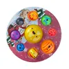 Eight planet Fidget Toys Push pioneer Educación temprana descompresión dedo presionando burbuja Niños baño juguete