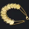 Charm Armband 2021 Arabiska Mellanöstern Bröllopsgåva Koppar Guldpläterade Mynt Smycken Guld Kvinnors Bracelet Islamic Muslim Dress