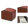 Watch Boxes & Cases Fashion Jewelry Display Gift Box Single Artificial Leather Square Case Pillow Pad Portable Size Storage