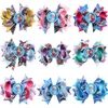10pcs multilayer bows bottle cap grosgrain ribbon bow hair clip wholesale