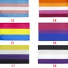 LGBT18 Estilos lésbicas gays transgêneros gays semi -assexual bandeira de arco -íris da bandeira arco -íris da bandeira do arco -íris da bandeira do arco -íris