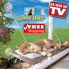 TV Produkt Słoneczny Seat Okno Zamontowany Cat Bed Maszyna Zmywalna Pokrywa Wygodne Kot Hamak Miękki Ciepły Bezpieczny Koc 210713