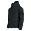 Hommes Veste Militaire Tactique Coupe-Vent Imperméable Peau De Requin Soft Shell Armée En Plein Air À Capuche Bomber Streetwear Manteaux Hommes 210811