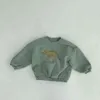 幼児韓国の冬の新しいトップ赤ちゃん素敵な恐竜の豪華な快適なプルオーバー子供服男の子のセーターG1028