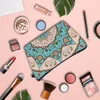 Luiaards afdrukken Cosmetische tassen Mandala Bloempatronen Toilettas Pouch Make-up Organizer Waterdichte Rits Travel Opslagpakket