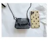 어린이 디자이너 핸드백 2021 아기 소녀 데님 미니 안장 가방 아이 공주 체인 크로스 바디 가방 캐주얼 지갑 F437