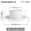 180ml Eco-Friendly Fine Bone China White Ceramic Coffee Cup Set Tea With Spoon Mugs