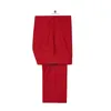 Novo design vermelho duplo breasted ternos masculinos fino ajuste traje homme casamento smoking 2 peças noivo festa de formatura homem blazer2516