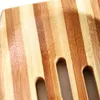 Natürliche Bambus Holz Seifenschale Holz Seifenschale Halter Lagerung Seife Rack Platte Box