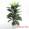 90cm Tropical Palm Tree Large Artificial Plants Fake Monstera Without Pot Silk Coconut Tree For Home Living Room Garden Decor 210624