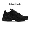 2021 TN Plus Running Shoes For Men Women Black White Verde Verde Midnight Marinha Marinha Rainbow Sneaker Breathable Treinador Outdoor Tamanho 36-46