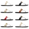 2021 SS Sandaler Classic Luxury Designer Tofflor Kvinnor Människor Mode Casual Tunna Black Flip Flops Ladies Brand Beige Skor med låda