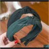 Haimeikang Plaid Cottonhair Accessories Knotted Hair Band For Women Headbands Hairbands Headwear Fashion C2Wwt Headband Clmbg