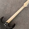 10th Anniversary Steve Vai Jem 7V Черная электрогитара Алюминиевая накладка из черного дерева Накладка на гриф Настоящее морское ушко Крепление для тела Vine Inl8071233