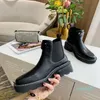 Botas Ankle Boots Moda Feminina Martin Boots Designer de Couro de Couro de Inverno Cinto de Qualidade