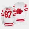 Canada Hockey Jersey 2022 Winter 97 Connor McDavid 87 Sidney Crosby 7 Alex Pietrangelo 91 Steven Stamkos 91 Nazem Kadri 63 Brad Marchand Red White